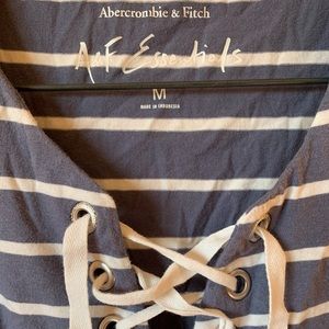 Abercrombie and Fitch lace up tank top, crop